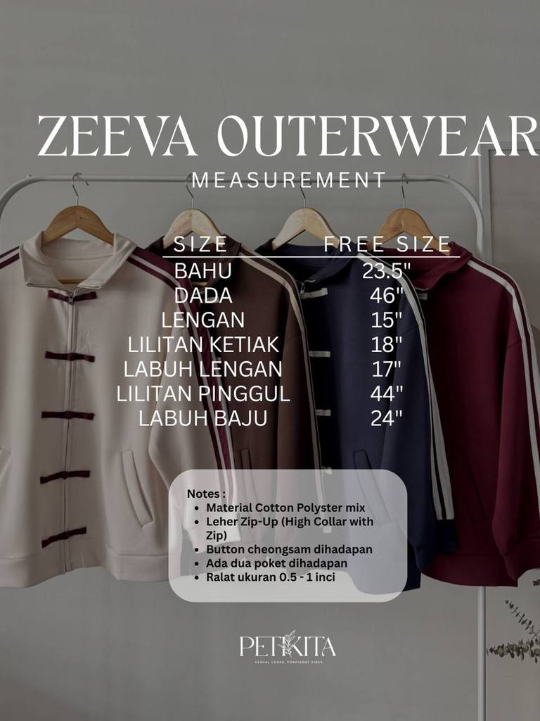 ZEEVA OUTERWEAR PETIKITA KASUAL