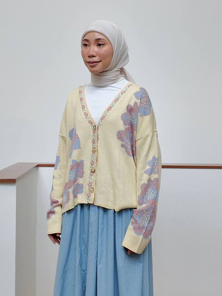 DAINA KARDIGAN PETIKITA KASUAL