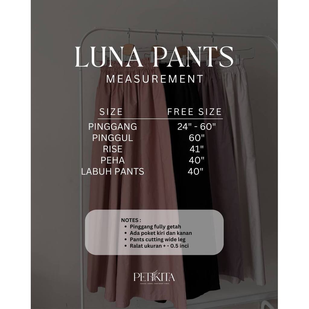 LUNA PANTS PETIKITA KASUAL