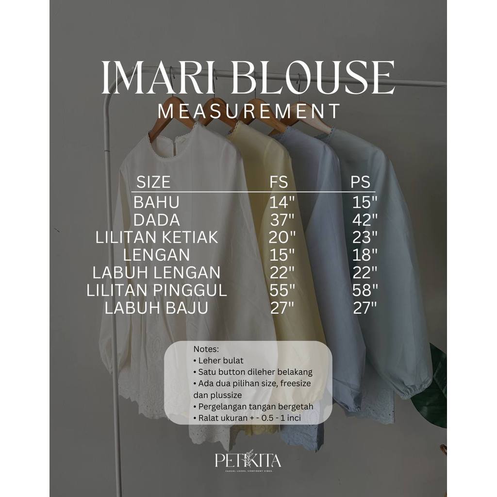 IMARI BLAUS PETIKITA KASUAL