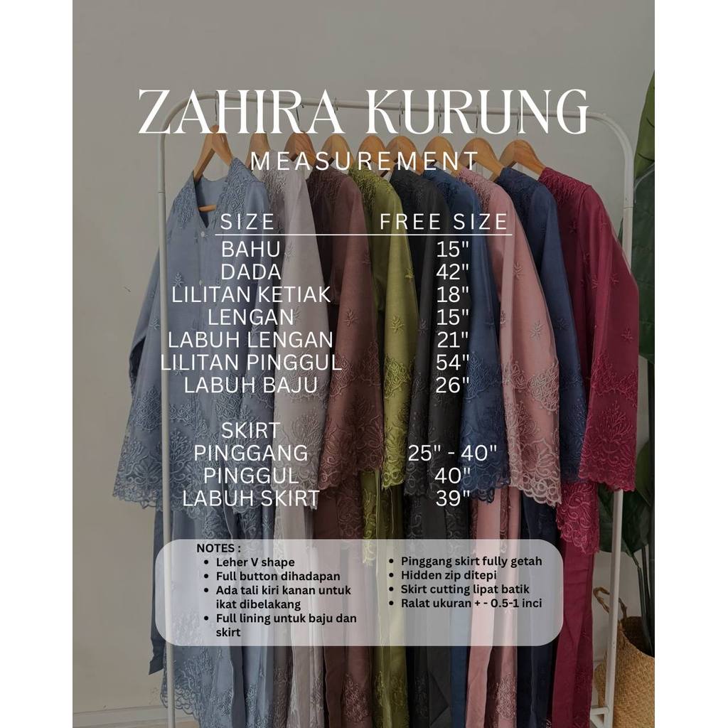 ZAHIRA KURUNG PETIKITA RAYA 2026