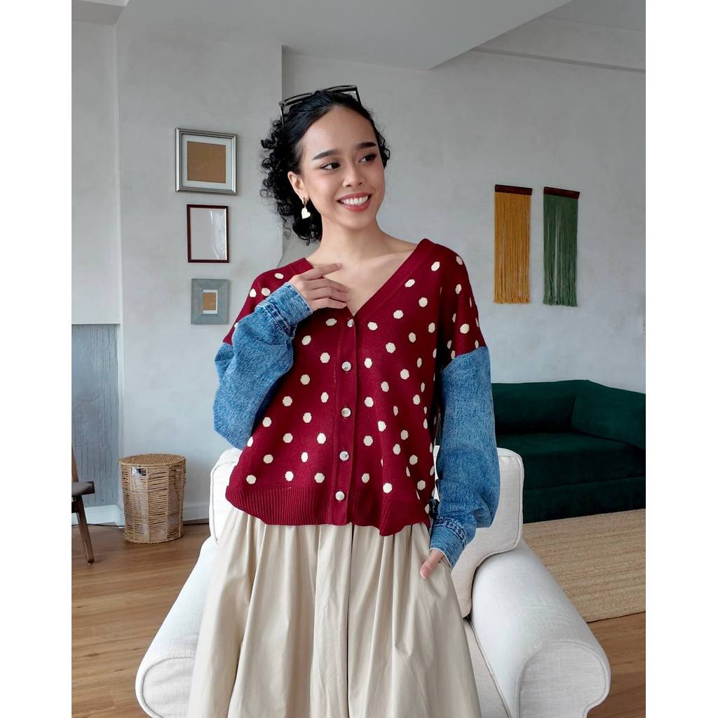 HARUKA KARDIGAN PETIKITA KASUAL