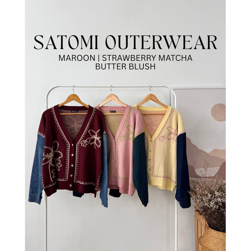 SATOMI KARDIGAN PETIKITA KASUAL