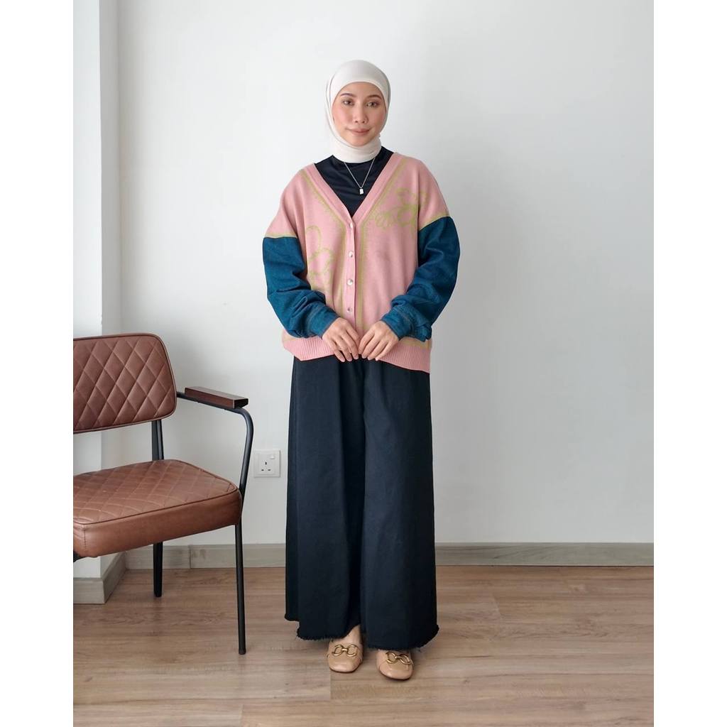 SATOMI KARDIGAN PETIKITA KASUAL