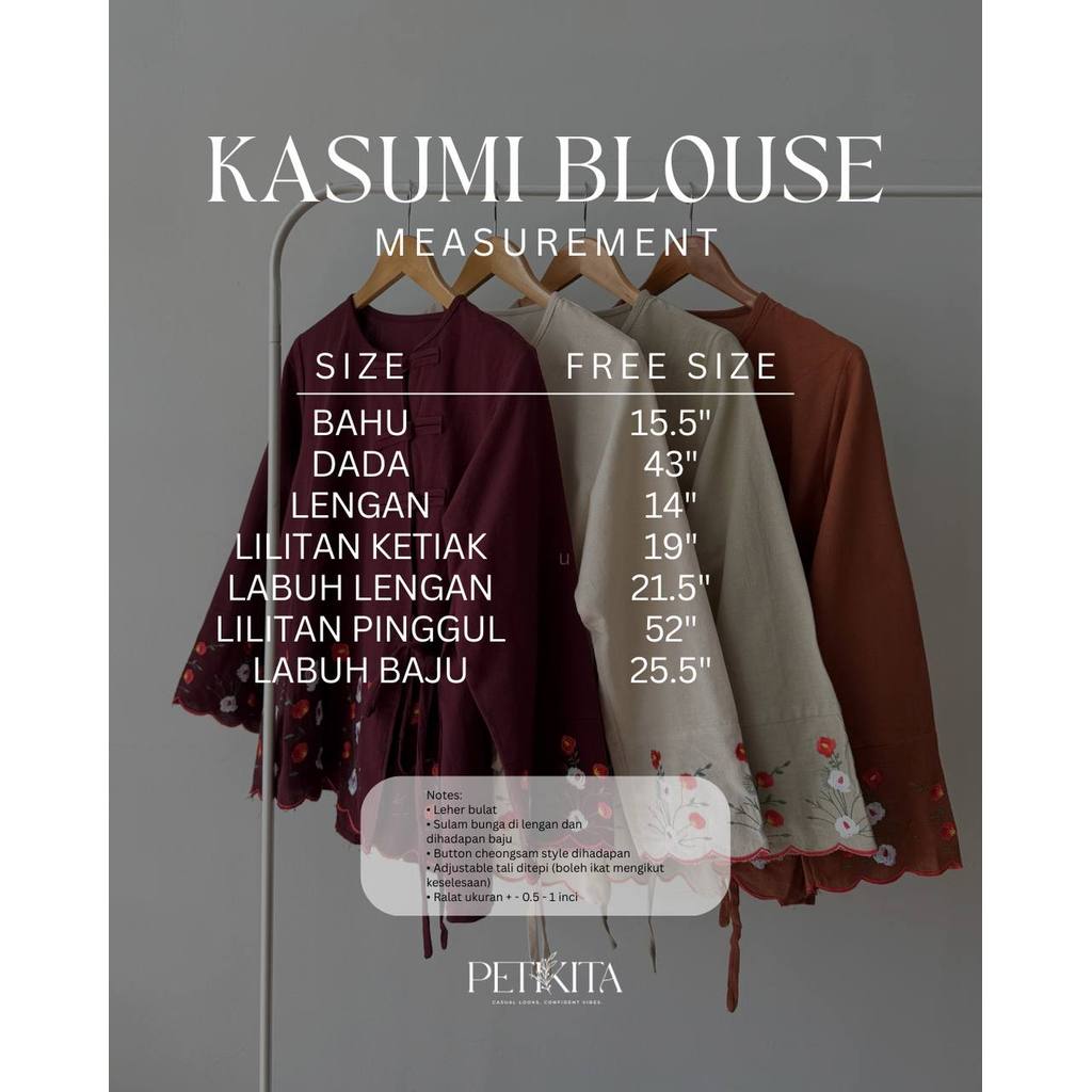 KASUMI BLAUS PETIKITA KASUAL