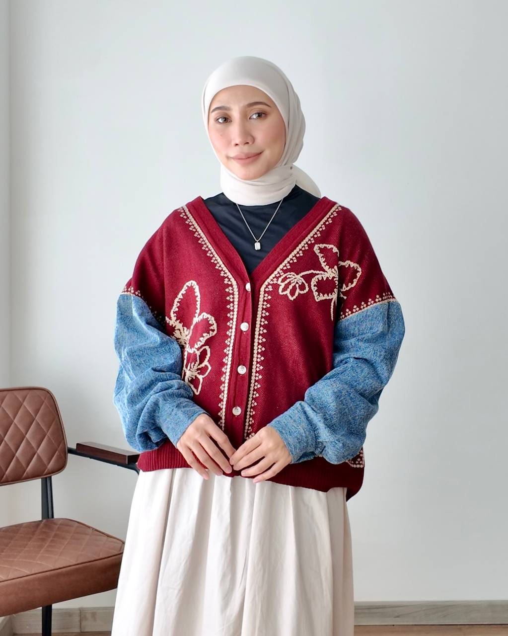 SATOMI KARDIGAN PETIKITA KASUAL
