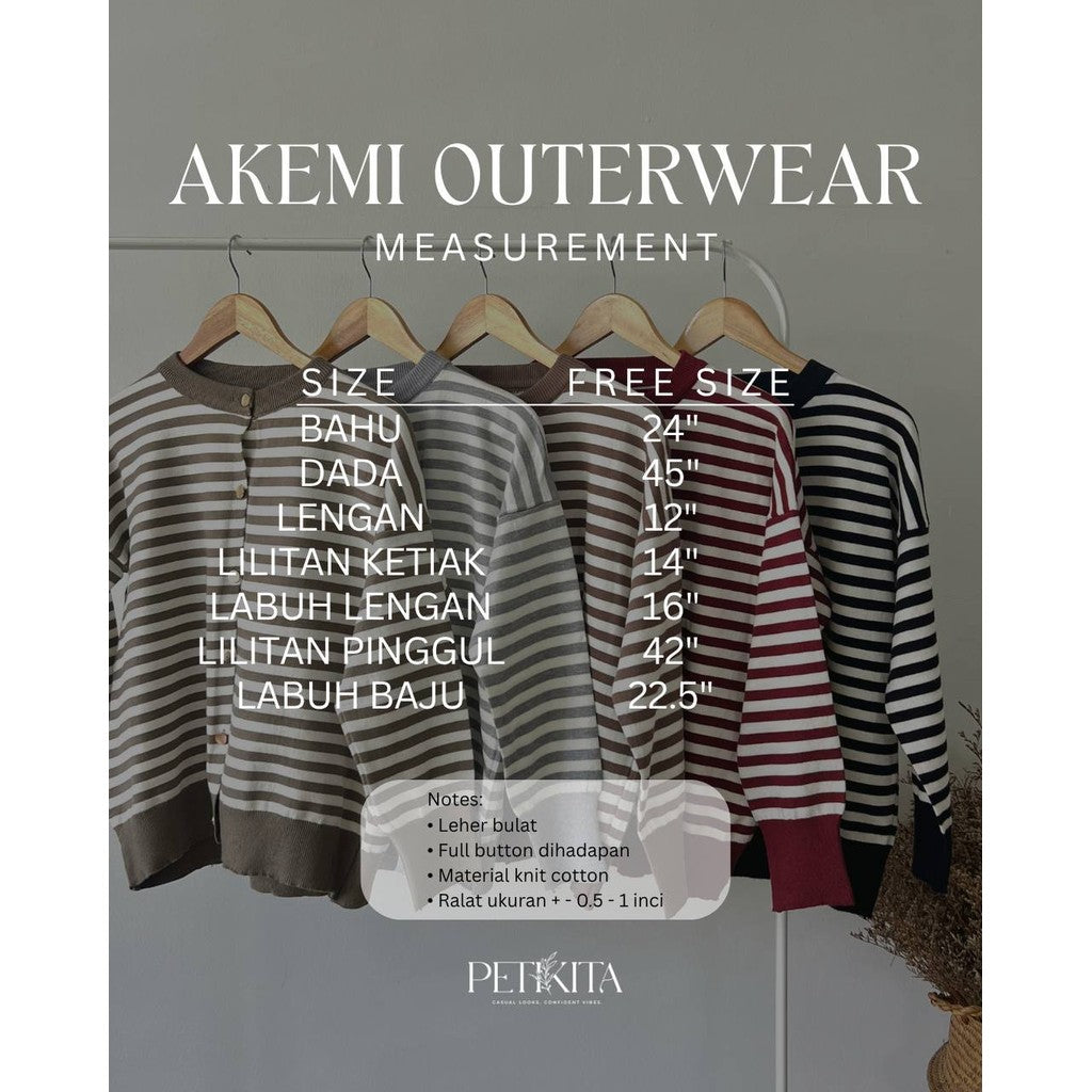 AKEMI KARDIGAN PETIKITA CASUAL