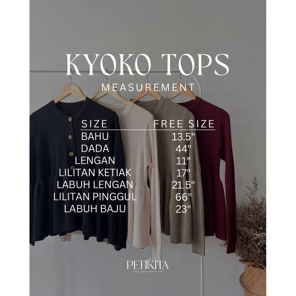 KYOKO TOPS PETIKITA CASUAL