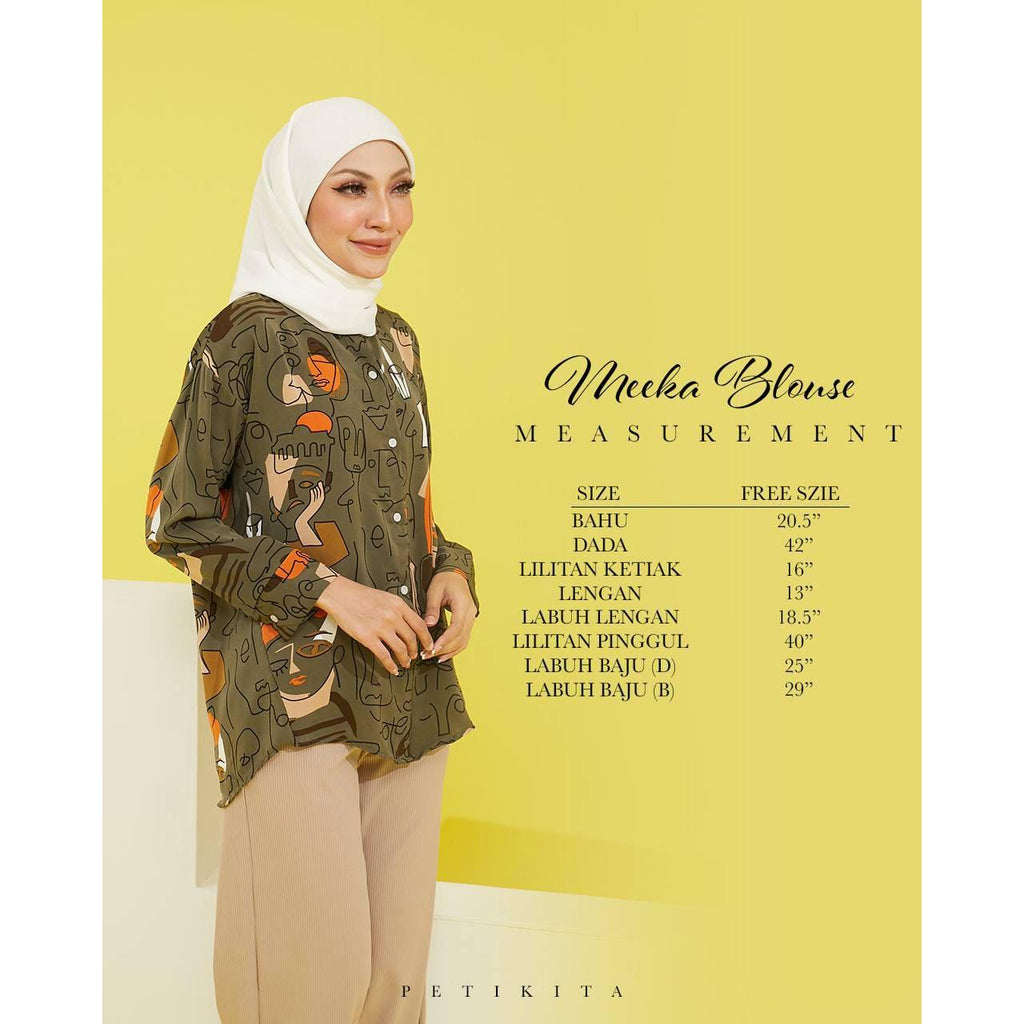 MEEKA BLOUSE  BY PETIKITA CASUAL
