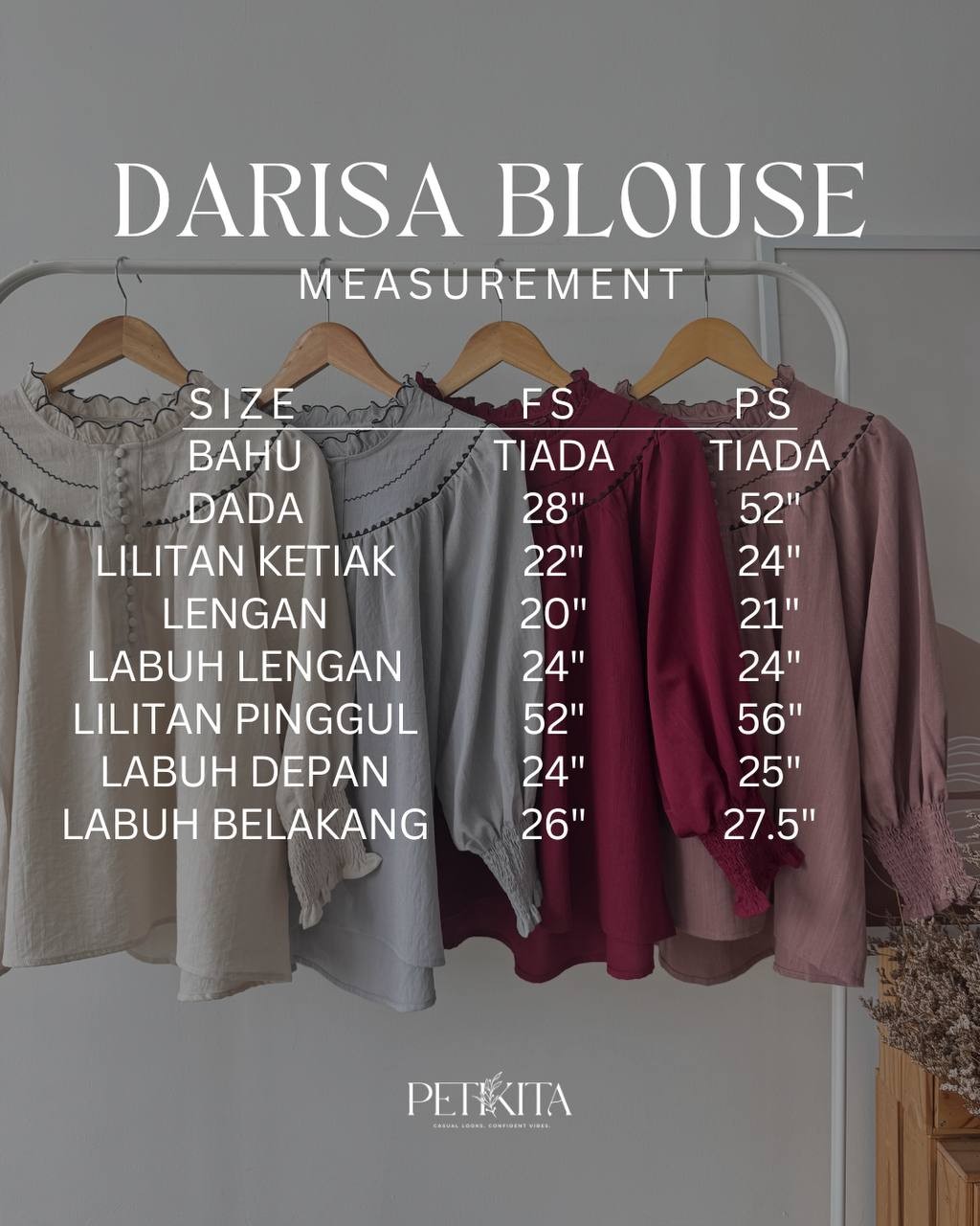 DARISA BLOUSE BY PETIKITA CASUAL