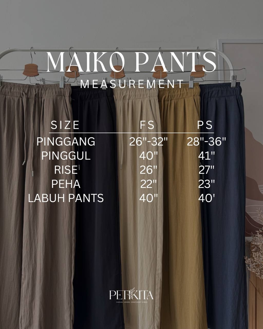 MAIKO PANTS BY PETIKITA CASUAL