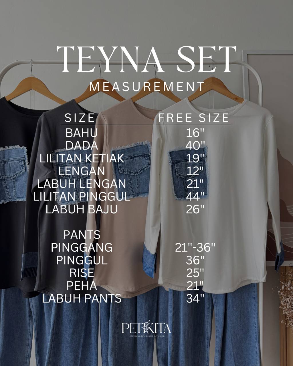 TEYNA SET BY PETIKITA CASUAL