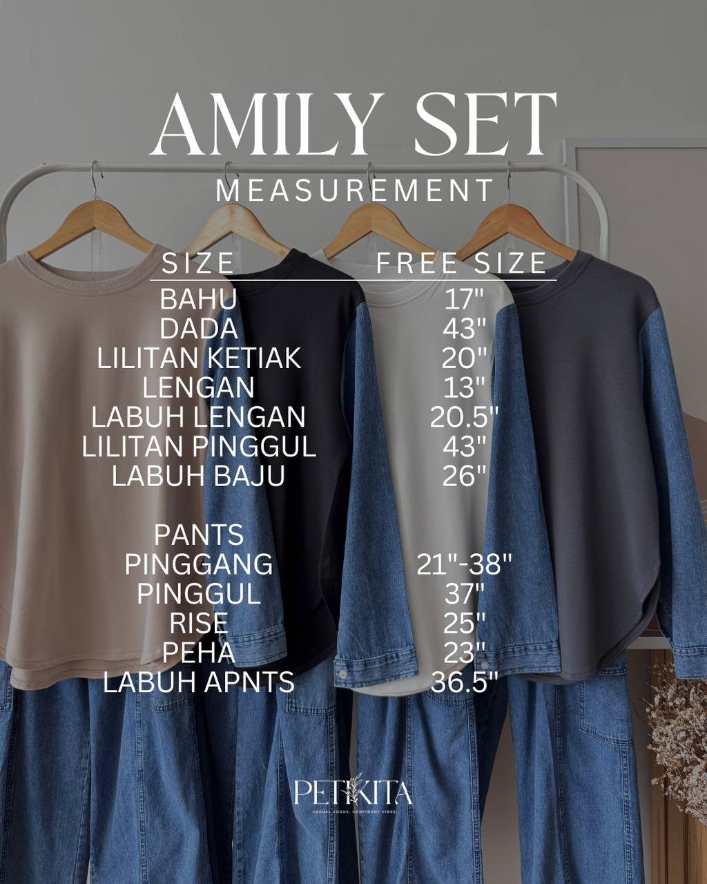 AMILY SET BY PETIKITA CASUAL