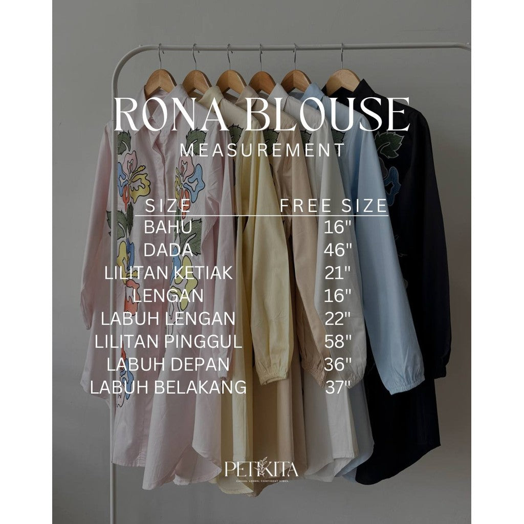 RONA BLAUS PETIKITA KASUAL