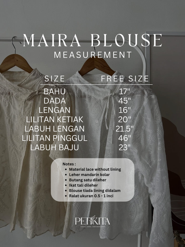 MAIRA BLAUS PETIKITA KASUAL