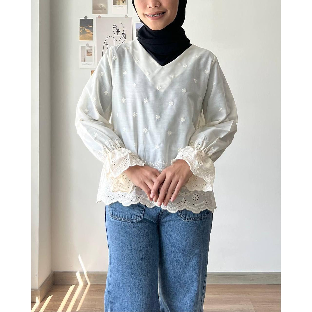 WANA BLOUSE BY PETIKITA CASUAL