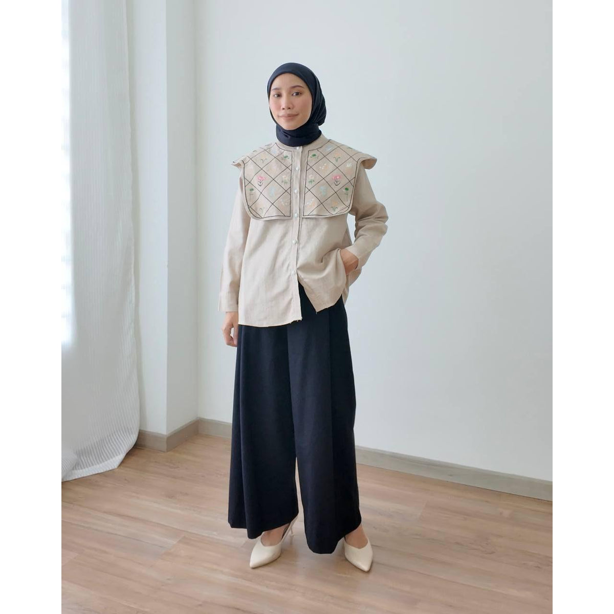 WAFAA BLOUSE BY PETIKITA CASUAL