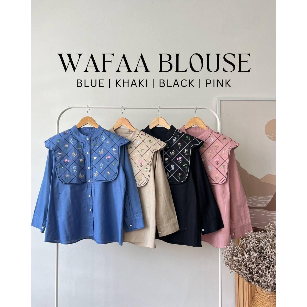 WAFAA BLOUSE BY PETIKITA CASUAL