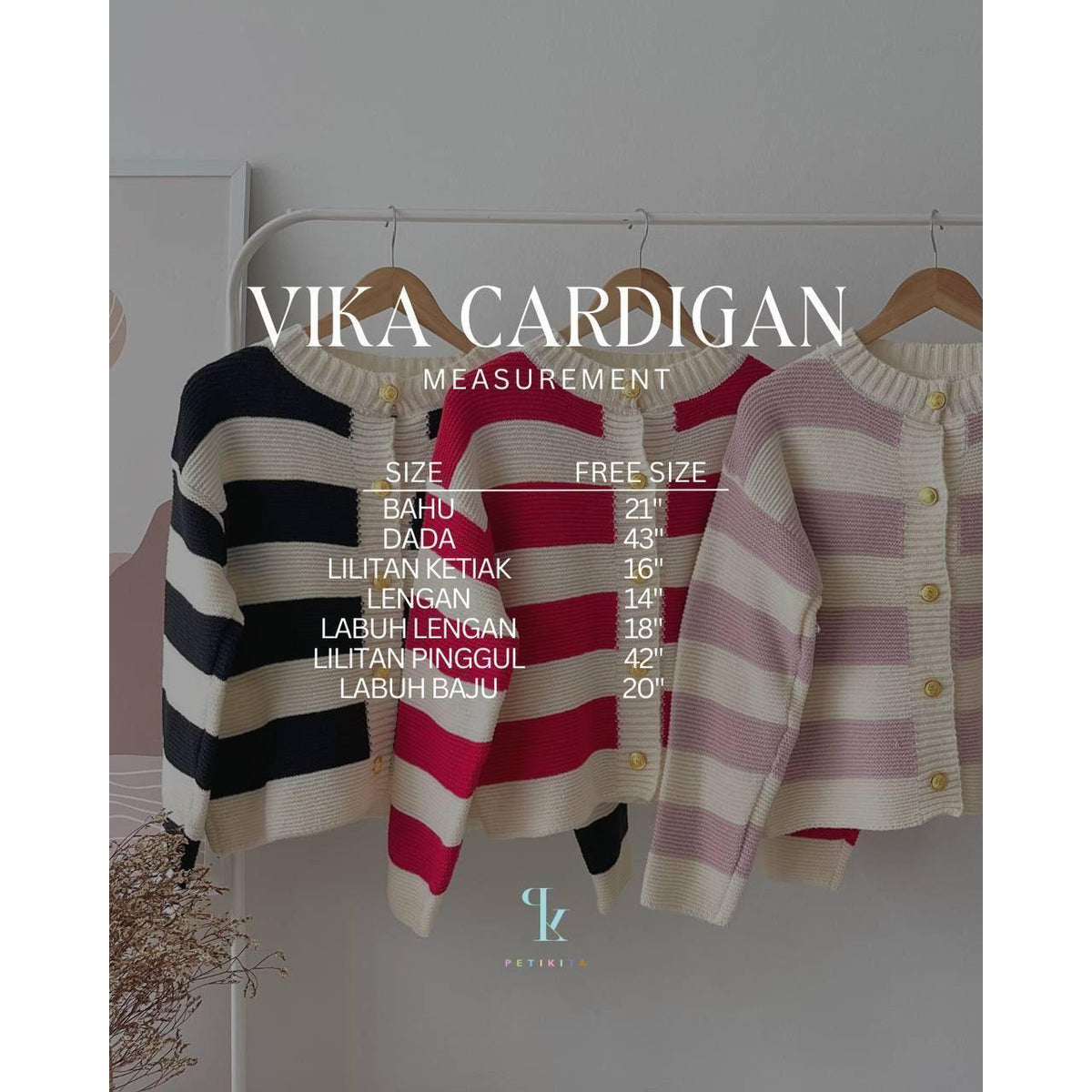 VIKA CARDIGAN BY PETIKITA CASUAL