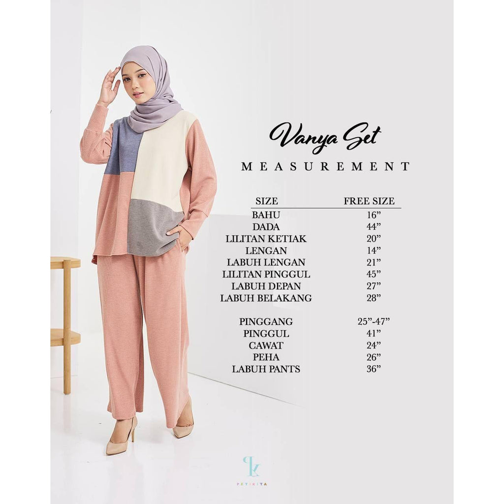 VANYA SET BY PETIKITA COMFY SET