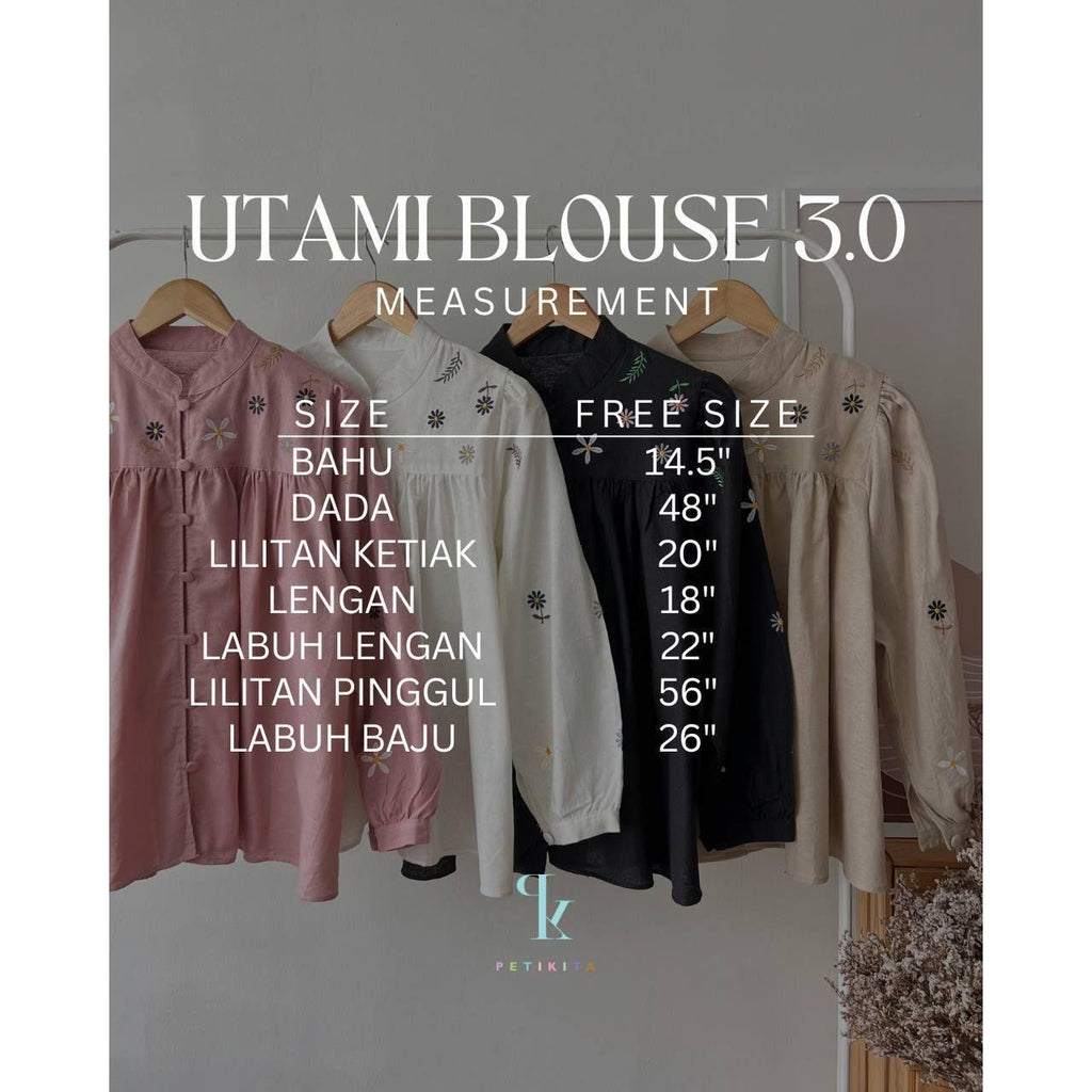 UTAMI BLOUSE 3.0 BY PETIKITA CASUAL