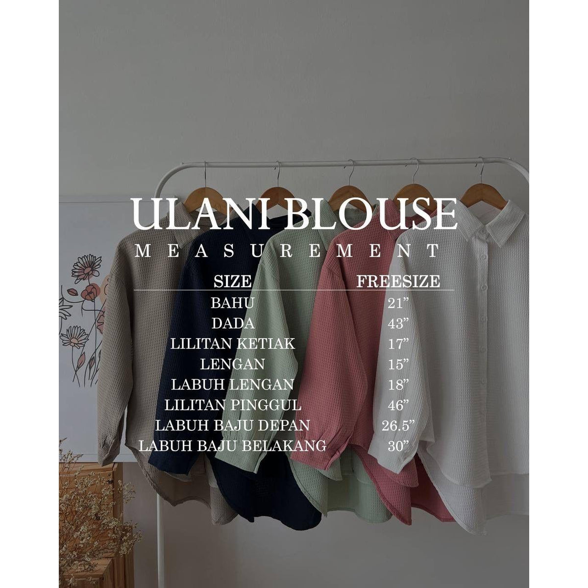 ULANI BLOUSE BY PETIKITA CASUAL