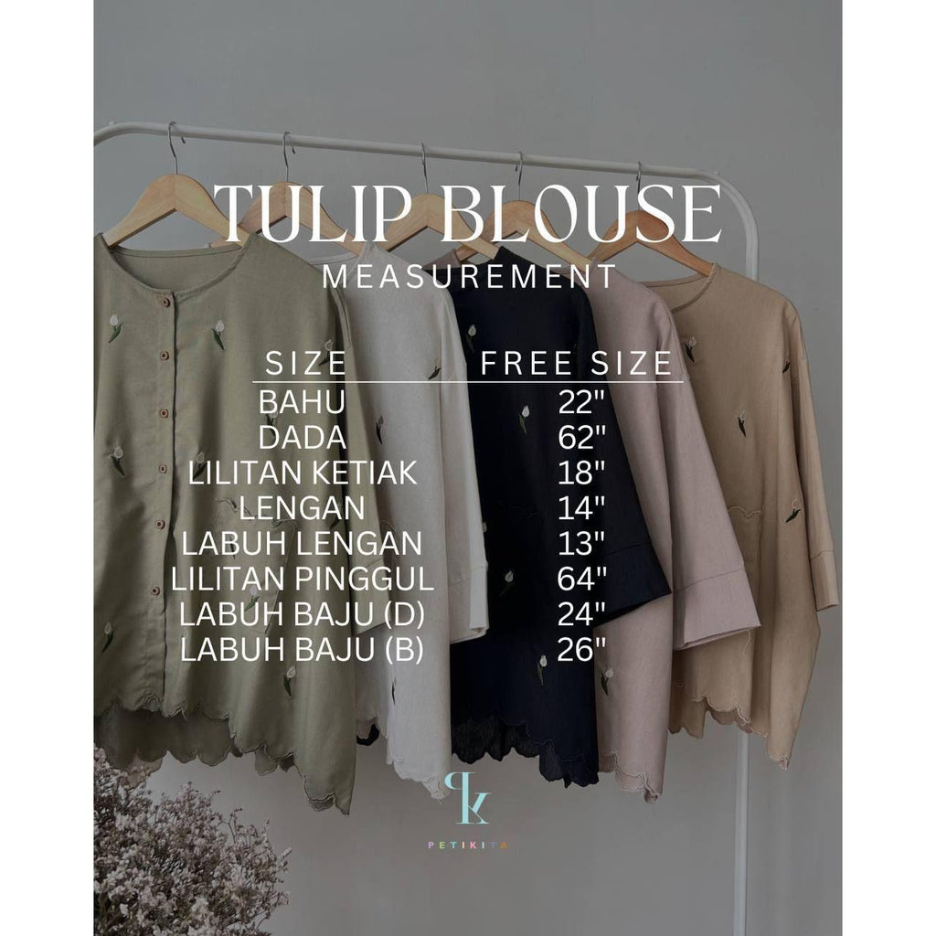 TULIP BLOUSE BY PETIKITA CASUAL