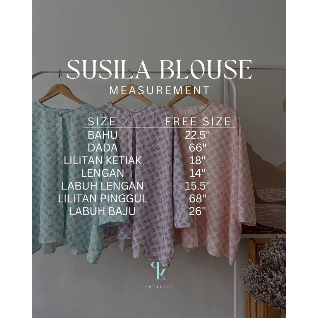 SUSILA BLOUSE BY PETIKITA CASUAL