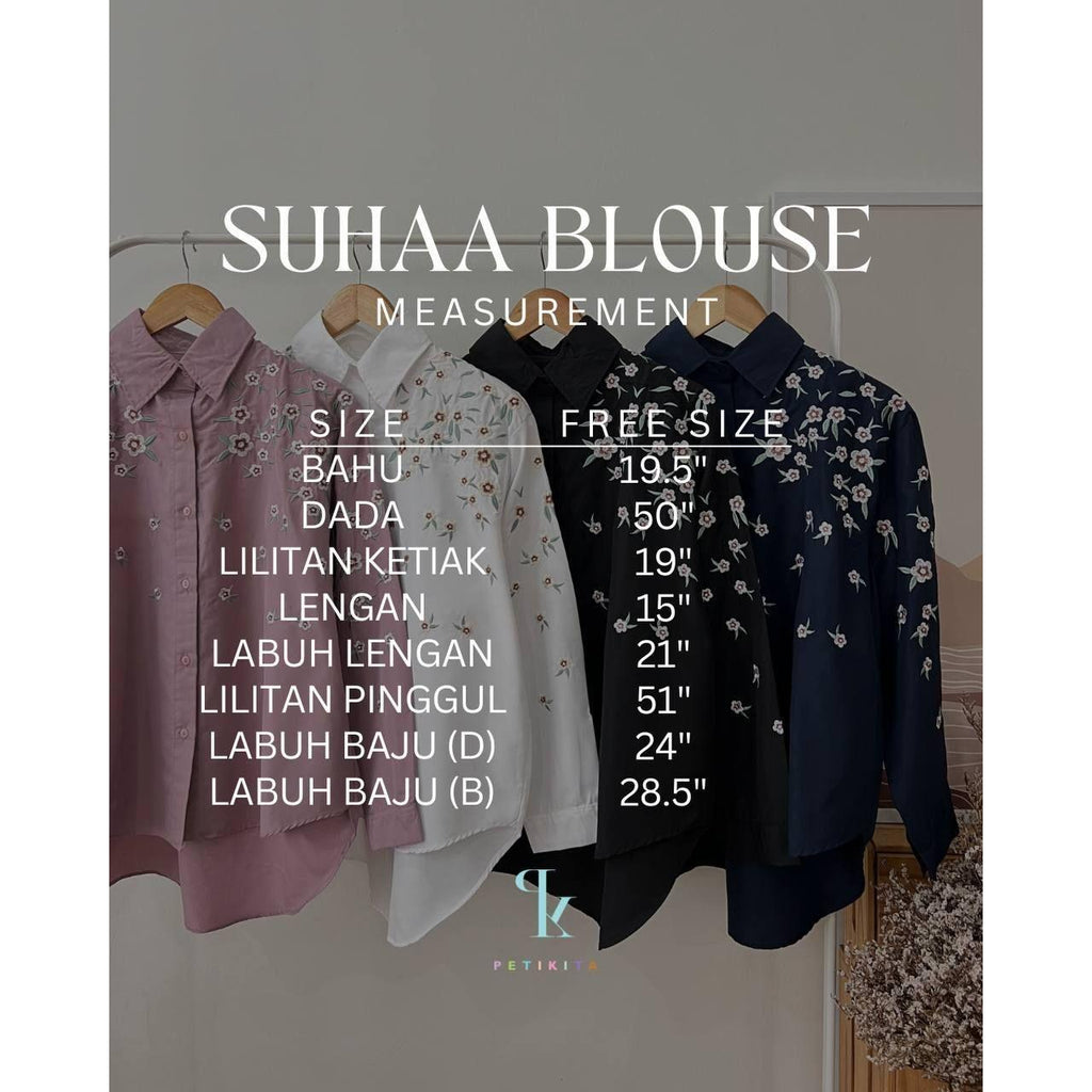 SUHAA BLOUSE BY PETIKITA CASUAL