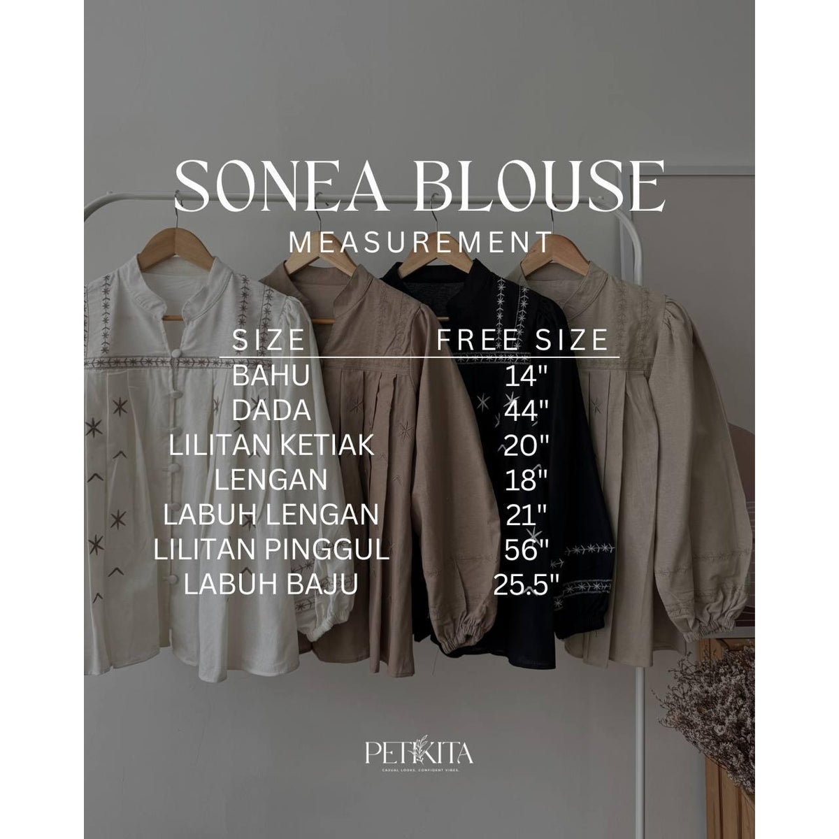 SONEA BLOUSE BY PETIKITA CASUAL