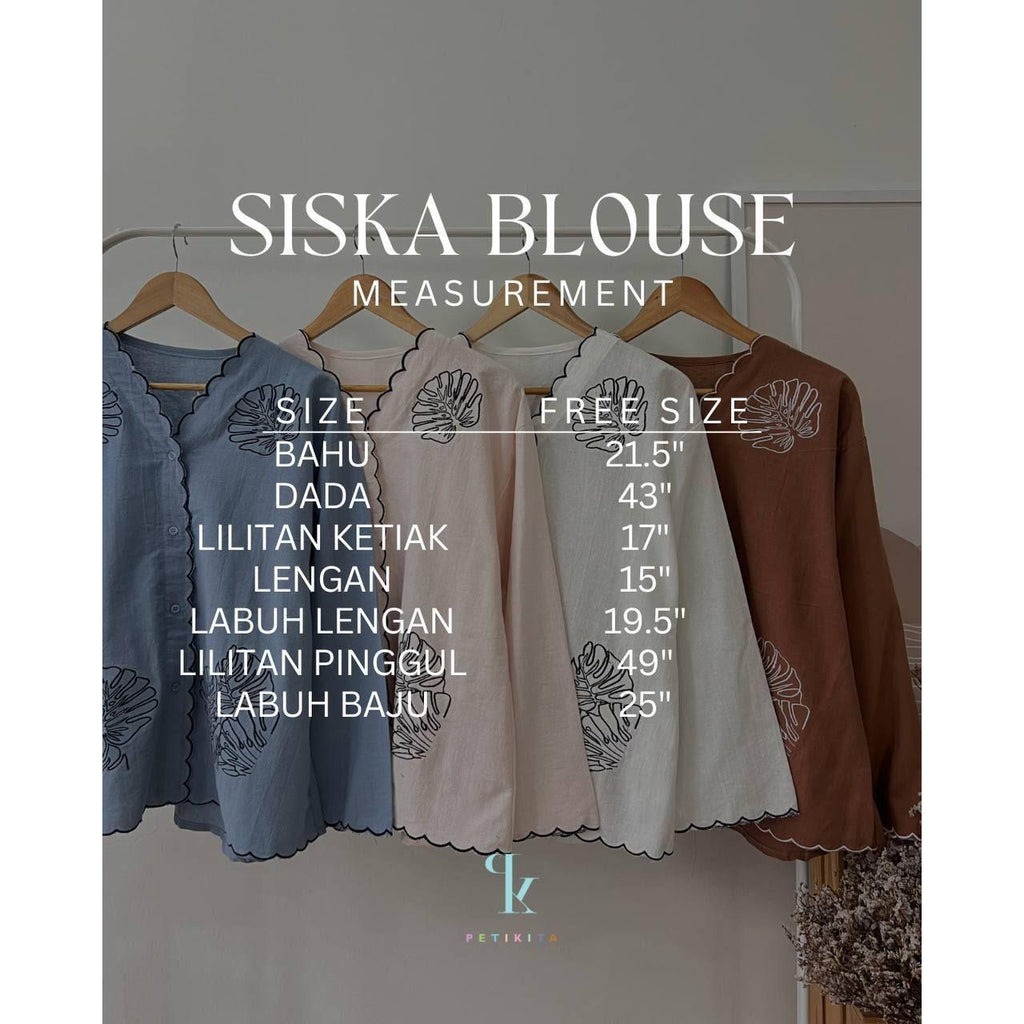 SISKA BLOUSE BY PETIKITA CASUAL