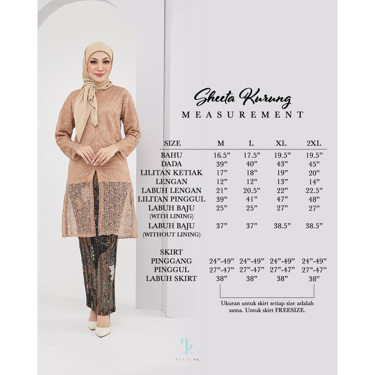 SHEETA KURUNG BY PETIKITA RAYA 2023