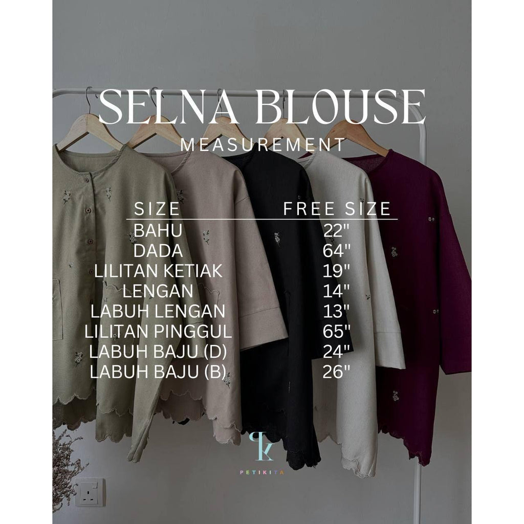 SELNA BLOUSE BY PETIKITA CASUAL