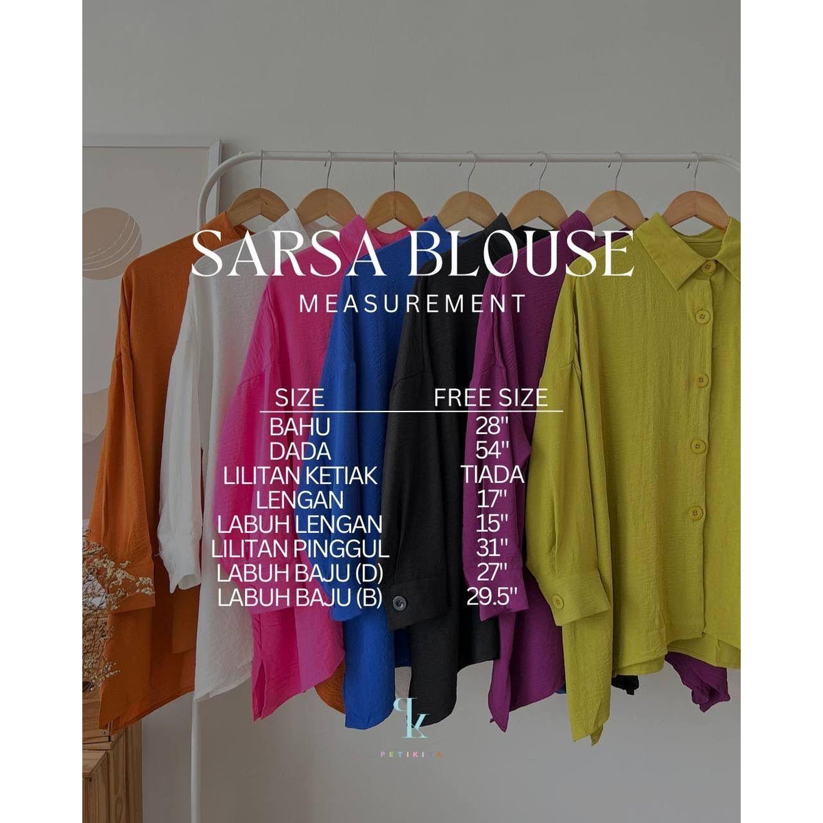 SARSA BLOUSE BY PETIKITA CASUAL