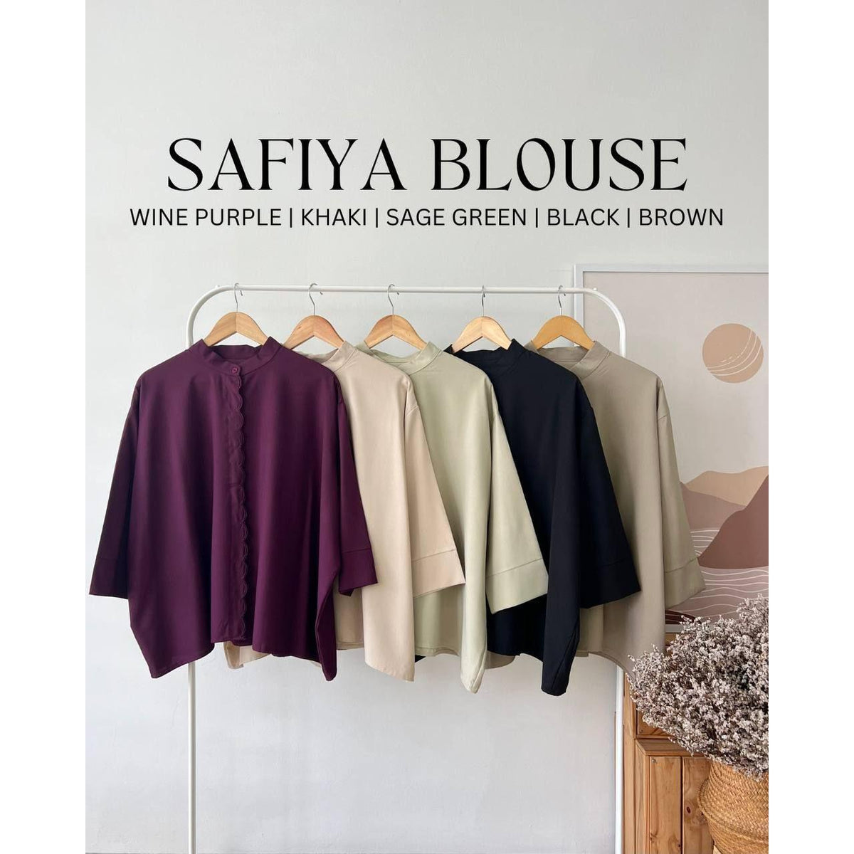 SAFIYA BLOUSE BY PETIKITA CASUAL