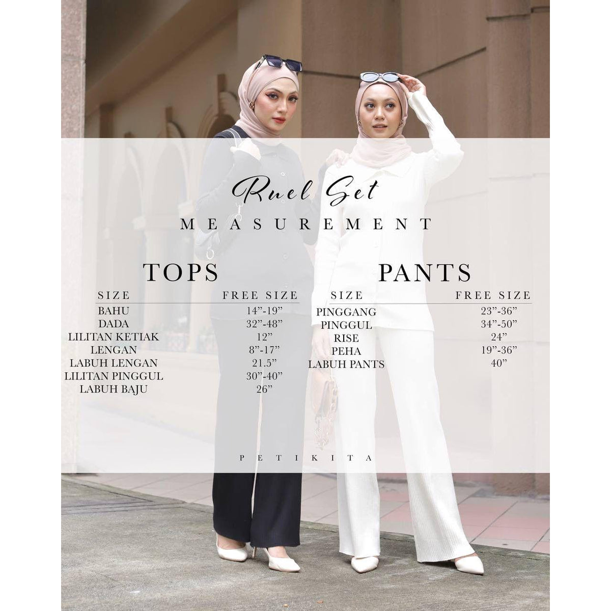 RUEL SET BY PETIKITA CASUAL