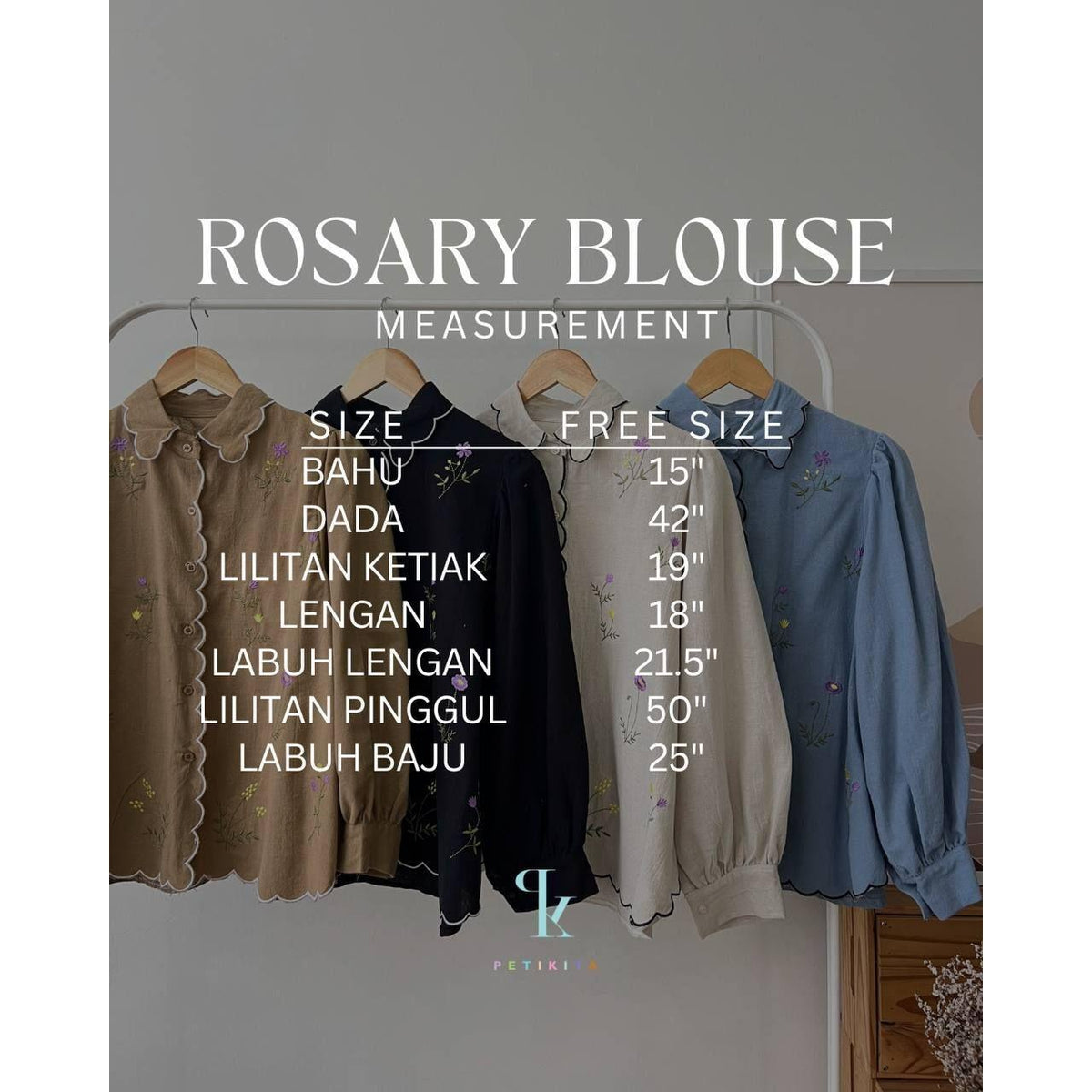 ROSARY BLOUSE BY PETIKITA CASUAL