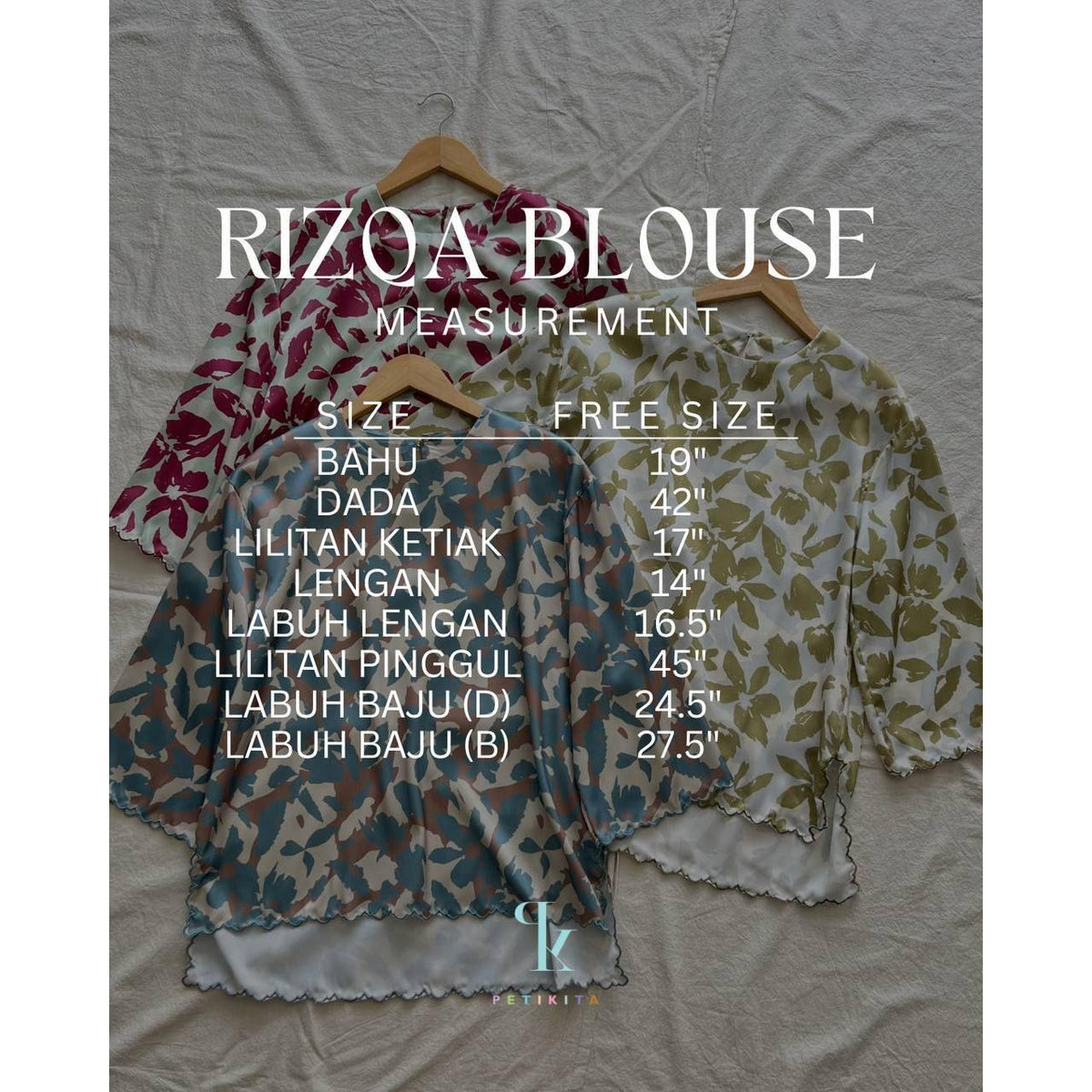 RIZQA BLOUSE BY PETIKITA CASUAL