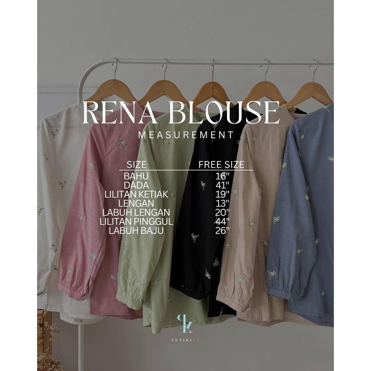 RENA BLOUSE BY PETIKITA CASUAL