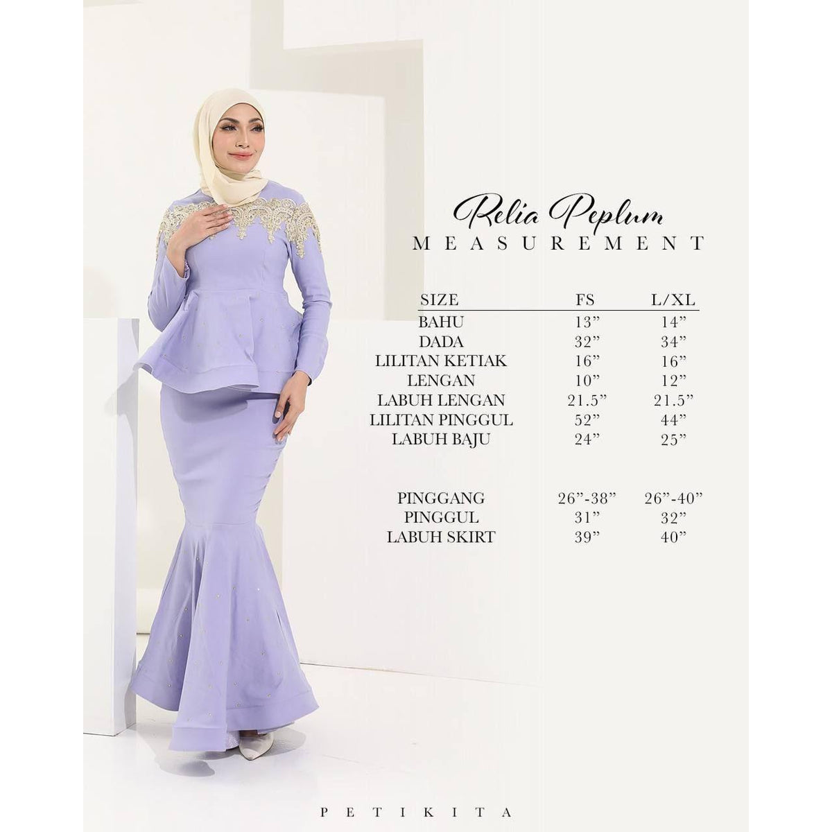 RELIA PEPLUM BY PETIKITA RAYA