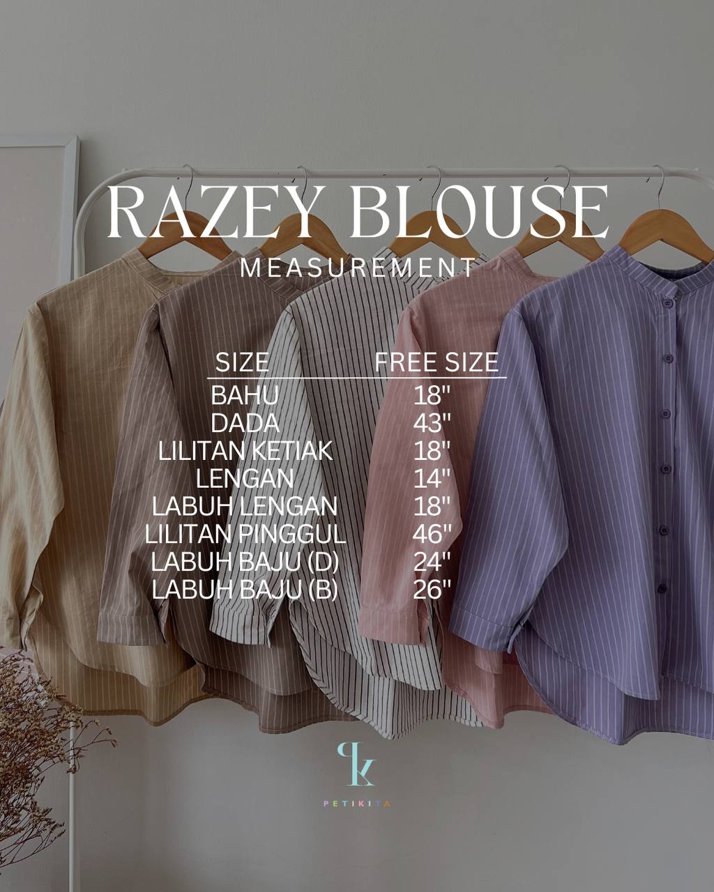 RAZEY BLOUSE BY PETIKITA CASUAL