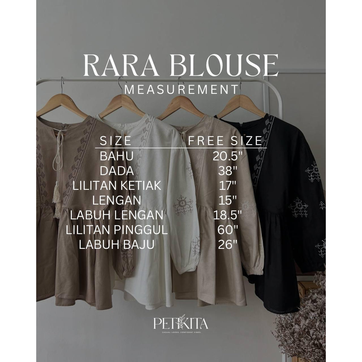 RARA BLOUSE BY PETIKITA CASUAL