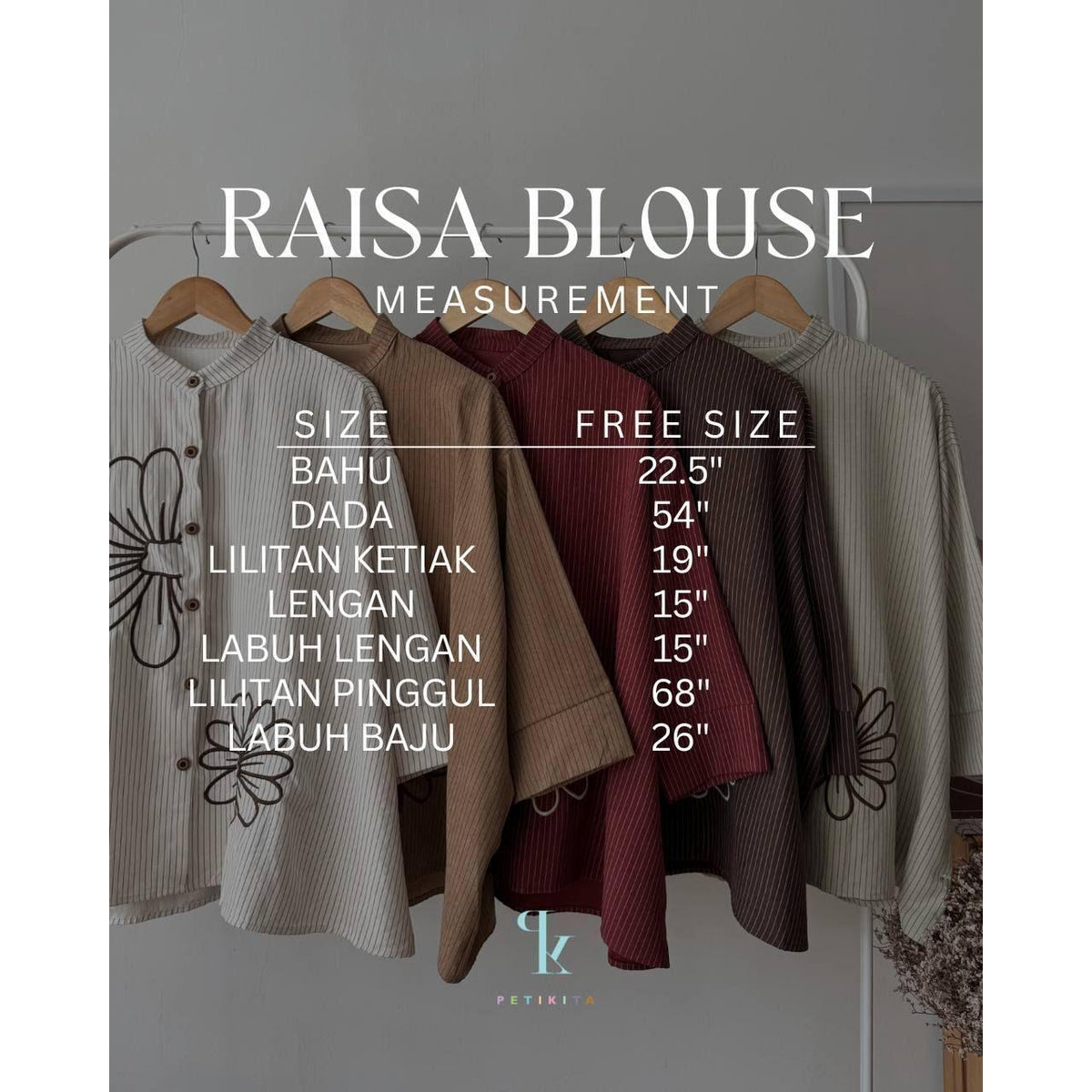 RAISA BLOUSE BY PETIKITA CASUAL