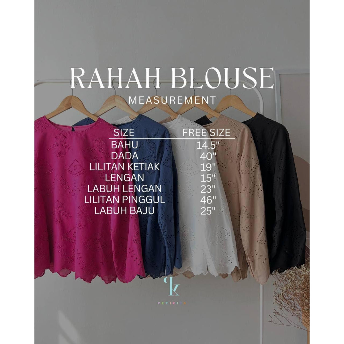 RAHAH BLOUSE BY PETIKITA CASUAL