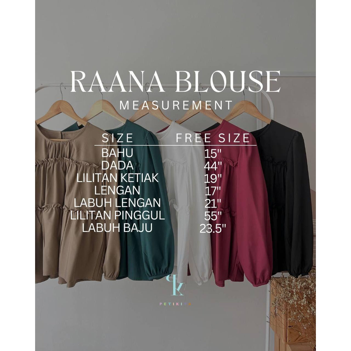 RAANA BLOUSE BY PETIKITA CASUAL