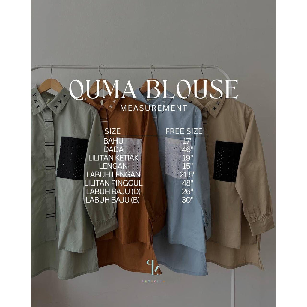 QUMA BLOUSE BY PETIKITA CASUAL