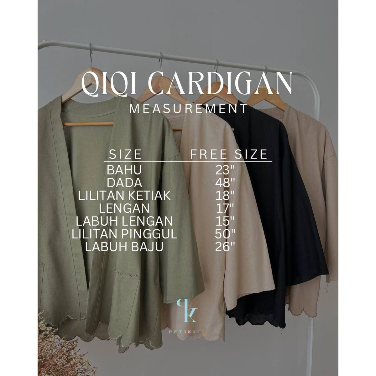 QIQI CARDIGAN BY PETIKITA CASUAL