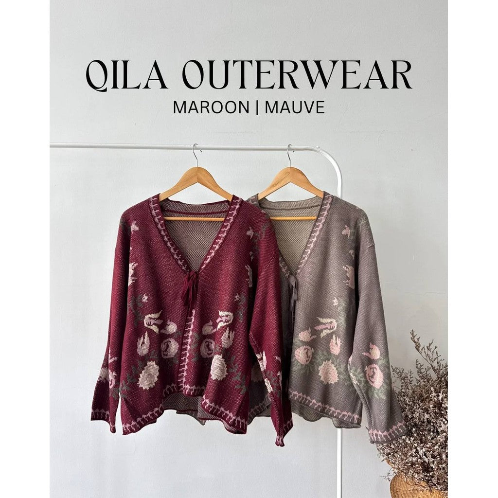 QILA KARDIGAN PETIKITA KASUAL