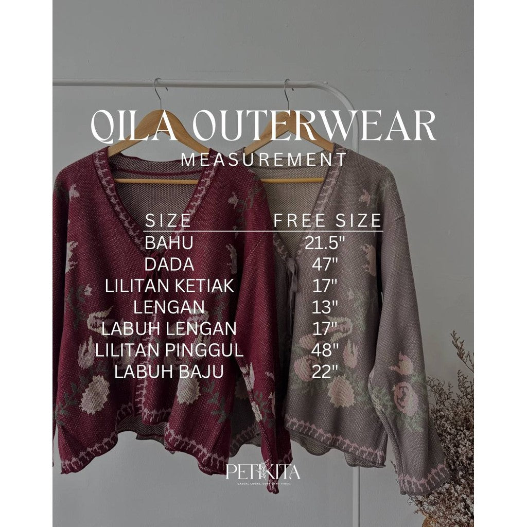 QILA KARDIGAN PETIKITA KASUAL