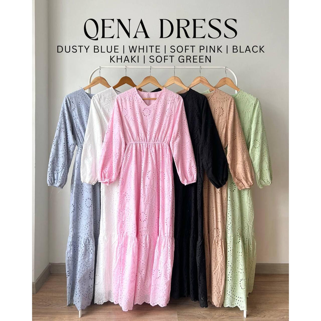 QENA DRESS BY PETIKITA CASUAL